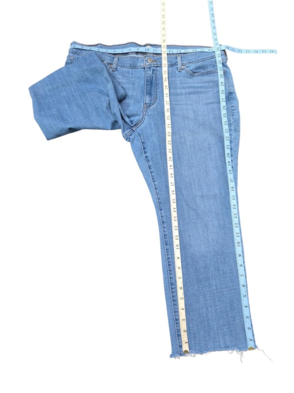 Womens Levi's Classic Straight Leg Jeans 18W - Picture 8 of 9
